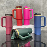 USA warehouse-20 pack 30oz H2.0 mirror gold plated powder coated tumblers for laser engraving-Gabby
