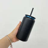 USA warehouse RTS_25 pack 16oz blue plated underneath stainless steel cans for laserengraving _Gabby