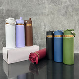 2026 New Style Multi Functional 2 in 1 Flip Top Sports Spout Lid Mirror Copper Plated Underneath 20oz Stainless Steel Tumbler-Gabby