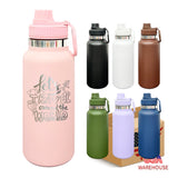 32oz Powder Coat Sports Bottle with Straw Lid | Leakproof Gym & Outdoor Drinkware-Gabby
