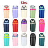 OWALA 12oz/16oz/19oz/24oz/28oz/32oz Flip Straw Lid Insulated Stainless Steel Sports Owala Style War Bottle 25pcs for Laser Engrteaving-Gabby