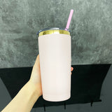 USA warehouse RTS-25pack 20oz mirror gold plated tumblers with sliding lids for laser engraving -Gabby