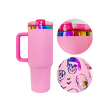 RTS USA warehouse 20 pack 40oz H2.0 rainbow plated powded coated tumblers for laser engraving _Gabby（副本）