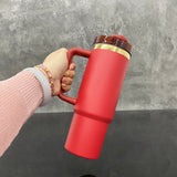 USA warehouse-20 pack 30oz H2.0 mirror gold plated powder coated tumblers for laser engraving-Gabby