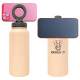 20 pack-Professional 32oz Copper Plated Water Bottle with Magnetic Phone Holder BPA Free Leak Proof for Outdoor Enthusiasts