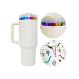 RTS USA warehouse 20 pack 40oz H2.0 rainbow plated powded coated tumblers for laser engraving _Gabby（副本）