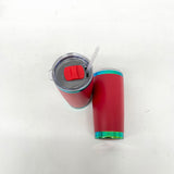 USA warehouse-20oz green plated stainless steel car tumbler with maginetic sliding lid for laser engraving-Gabby