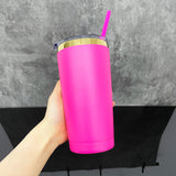 USA warehouse RTS-25pack 20oz mirror gold plated tumblers with sliding lids for laser engraving -Gabby