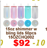 March Special USA warehouse-25pack 50pack 11oz 12oz  15oz  16oz 17oz glass cans with  lids  for DIY printing for sublimation-Gabby