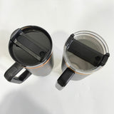 USA warehouse RTS_25 pack 40oz H2.0 copper plated black tumblers with handle for laser engraving-Gabby