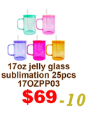 March Special USA warehouse-25pack 50pack 11oz 12oz  15oz  16oz 17oz glass cans with  lids  for DIY printing for sublimation-Gabby