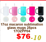 March Special USA warehouse-25pack 50pack 11oz 12oz  15oz  16oz 17oz glass cans with  lids  for DIY printing for sublimation-Gabby