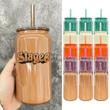 RTS China warehouse _16oz NEW style colors autumn winter Christmas blank sublimation stainless steel soda can