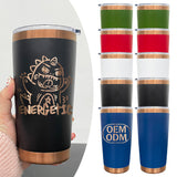 25pack 20oz powder coated colored copper plated underneath tumbler cups with magnetic sliding lid-Gabby