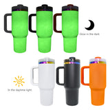 20 pack rainbow plated underneath Halloween glow green in the dark H2.0 40oz tumbler for laser engraving and sublimation_Gabby