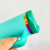 RTS USA warehouse 20 pack 40oz H2.0 rainbow plated powded coated tumblers for laser engraving _Gabby（副本）