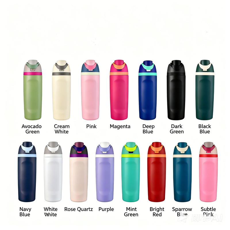 OWALA 12oz/16oz/19oz/24oz/28oz/32oz Flip Straw Lid Insulated Stainless Steel Sports Owala Style War Bottle 25pcs for Laser Engrteaving-Gabby