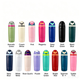 OWALA 12oz/16oz/19oz/24oz/28oz/32oz Flip Straw Lid Insulated Stainless Steel Sports Owala Style War Bottle 25pcs for Laser Engrteaving-Gabby