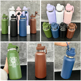 32oz Powder Coat Sports Bottle with Straw Lid | Leakproof Gym & Outdoor Drinkware-Gabby（副本）