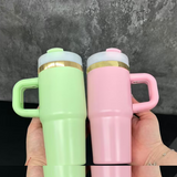USA warehouse RTS_25 pack 14oz macaron glossy gold plated underneath kids travel mug tumbler-Gabby