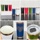 2026 New-20oz Ceramic Lined and Copper Underneath Car Travel Tumblers with Magnetic Lid for Laser Engraving and UV DTF-Gabby