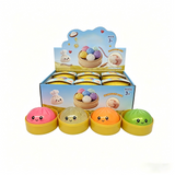 USA pre-selling-72pcs-New Glitter Dumpling Squishies TPR Maltose Squishy Soft Toys Colorful Stress Balls Squeeze Toys Slow Rebound Stress Relief Toy-Gabby