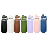 32oz Powder Coat Sports Bottle with Straw Lid | Leakproof Gym & Outdoor Drinkware-Gabby