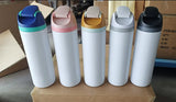 RTS USA_24oz White Blank Sublimation Owala Style Water Bottles 25pcs_Gabby