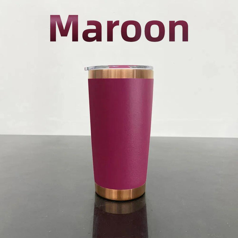 China warehouse RTS -25pack 20oz Maroon colors copper mugs with magic sliding lids-Gabby