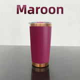 China warehouse RTS -25pack 20oz Maroon colors copper mugs with magic sliding lids-Gabby