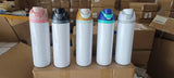 RTS USA_24oz White Blank Sublimation Owala Style Water Bottles 25pcs_Gabby