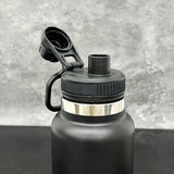 32oz Powder Coat Sports Bottle with Straw Lid | Leakproof Gym & Outdoor Drinkware-Gabby