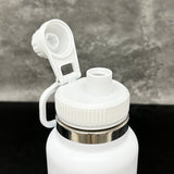 32oz Powder Coat Sports Bottle with Straw Lid | Leakproof Gym & Outdoor Drinkware-Gabby