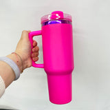 USA warehouse RTS_20 pack powder coated H2.0 40oz purple plated mixed colors tumblers with handle for laser engraving-Gabby