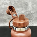 32oz Powder Coat Sports Bottle with Straw Lid | Leakproof Gym & Outdoor Drinkware-Gabby