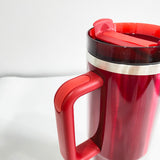 USA warehouse RTS-20pack H2.0 Powder coated silver plated 40oz Christmas red and green tumblers for sublimation _Gabby