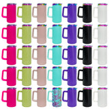 USA warehouse RTS-20oz Rainbow Plated Stainless Steel Coffee Mugs - Laser Engraving Ready-Gabby