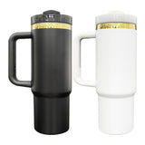 USA warehouse-20 pack 30oz H2.0 mirror gold plated powder coated tumblers for laser engraving-Gabby