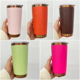 25 pack-20oz New Bright  Colors Copper Underneath Travel Tumblers for laser engraving-Gabby