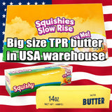 USA warehouse RTS- Hot Selling Shipping Free TPR Butter Squishy Toy Soft Slow Soft Moist Butter Stick Toy for Anxiety Relief Sensory Stress Squishy Toy-Gabby