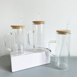 25 pack USA RTS 15oz pre drilled double walled glass snow globe tumbler mugs -Gabby