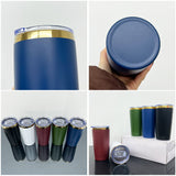 Men's colors -25pack 20oz mirror gold plated tumblers with sliding lids for laser engraving -Gabby