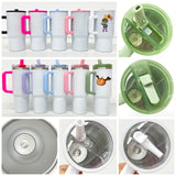 USA warehouse-Halloween 20 pack 40oz glow in the dark leak proof lids handle tumblers for sublimation-Gabby