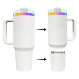 20 pack USA warehoue 40oz H2.0 quencher tumbler water bottle with screw off hidden base valuables snack secret stash storage compartment-Gabby