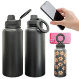 20 pack-Professional 32oz Copper Plated Water Bottle with Magnetic Phone Holder BPA Free Leak Proof for Outdoor Enthusiasts