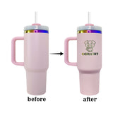 USA warehouse RTSz-20pcs 40oz H2.0 rainbow plated Valentine'Day colors pink tumblers_Gabby