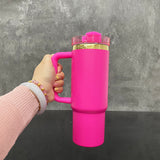 USA warehouse-20 pack 30oz H2.0 mirror gold plated powder coated tumblers for laser engraving-Gabby