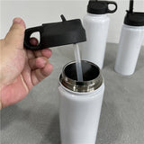 Big sale USA warehouse-25pack 32oz large capacity 304 stainless steel sports bottles for sublimation-Gabby