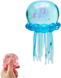 NEEDOH Jelly Squish Toy Glitter Jellyfish Squeeze Stress Relief Fidget Toy for Kids Adults Anxiety Relief Sensory Play