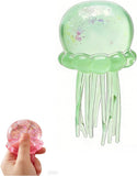 NEEDOH Jelly Squish Toy Glitter Jellyfish Squeeze Stress Relief Fidget Toy for Kids Adults Anxiety Relief Sensory Play